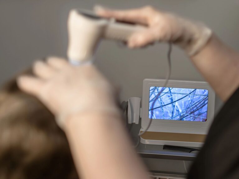 Trichoscopy Hair Scalp Analysis Digital Microscope